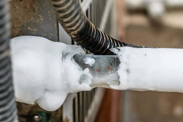 Why Is Ice On My Outside Air Conditioner Pipe?